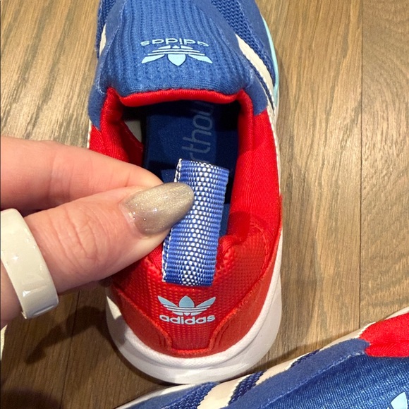 Adidas Kids Sneakers in Blue and Red - Picture 5 of 5